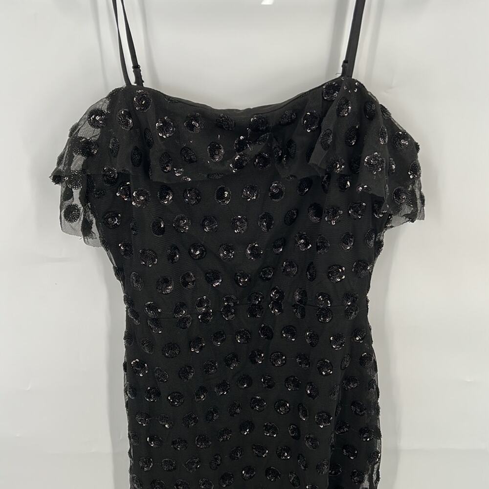 Row A Women's Sequined Black Cocktail Dress Size Small - Picture 2 of 13
